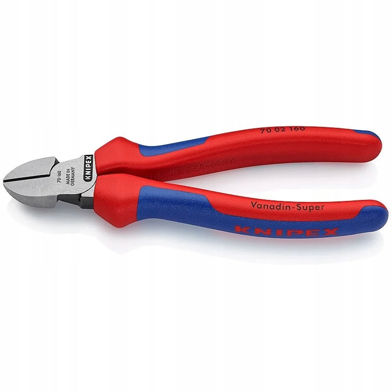 KNIPEX 70 02 160 Side cutting pliers 160 mm 62 HRC phosphated Additional information hardened jaws