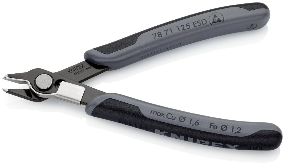 KNIPEX 78 71 125 ESD Precision Pliers 125mm ESD for Wire Cutting Length 125 mm