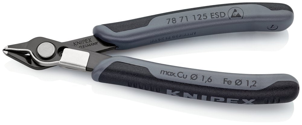 KNIPEX 78 71 125 ESD Precision Pliers 125mm ESD for Wire Cutting Product weight with unit packaging 0.06 kg