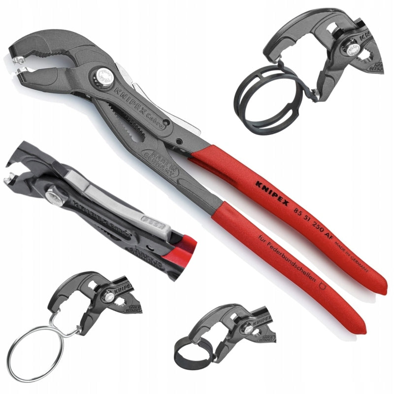 KNIPEX 85 51 250 AF Spring Clamp Pliers with Lock