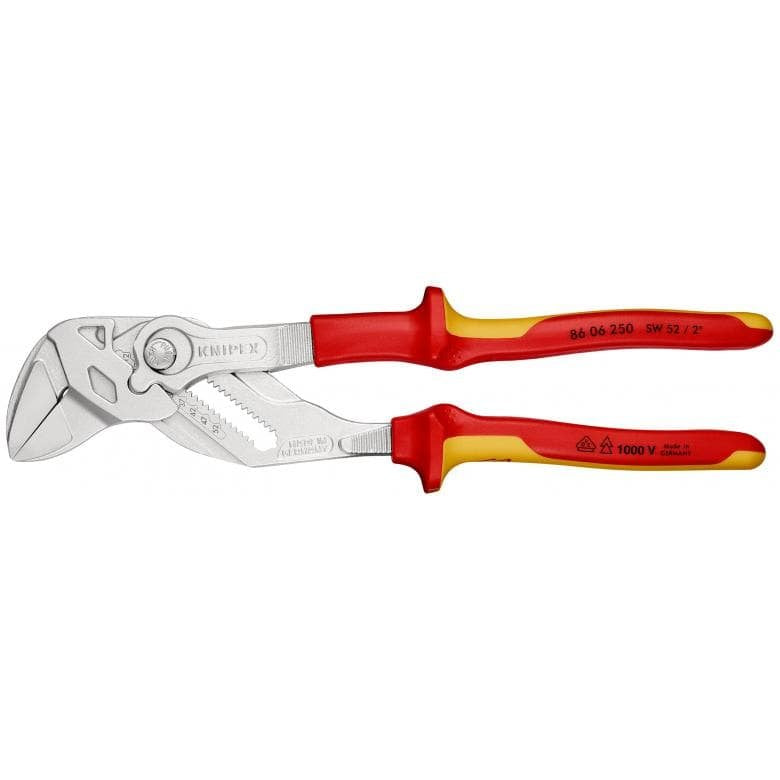 KNIPEX 86 06 250 Pliers Wrench 250 mm self-locking VDE1000V Manufacturer code 86 06 250