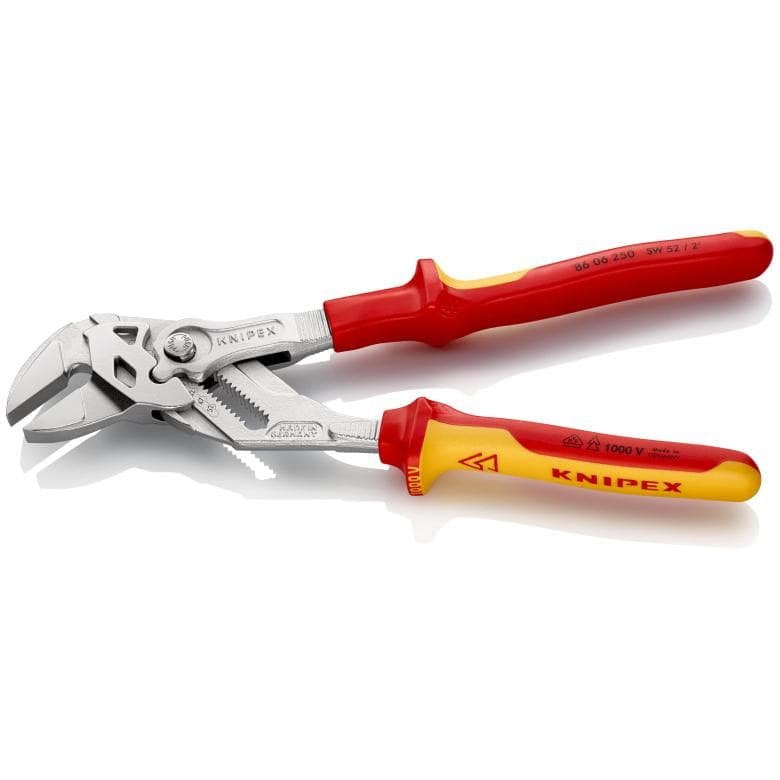 KNIPEX 86 06 250 Pliers Wrench 250 mm self-locking VDE1000V Packaging status original