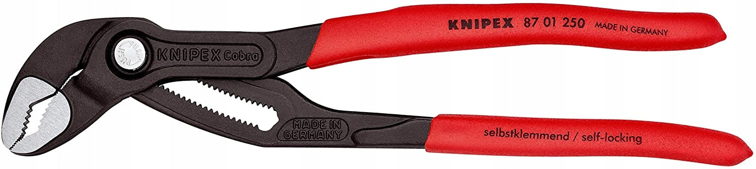 KNIPEX 87 01 250 Cobra Pipe Adjustable Pliers Kind locking pliers
