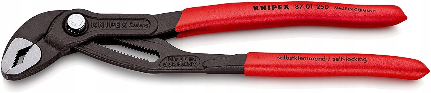 KNIPEX 87 01 250 Cobra Pipe Adjustable Pliers