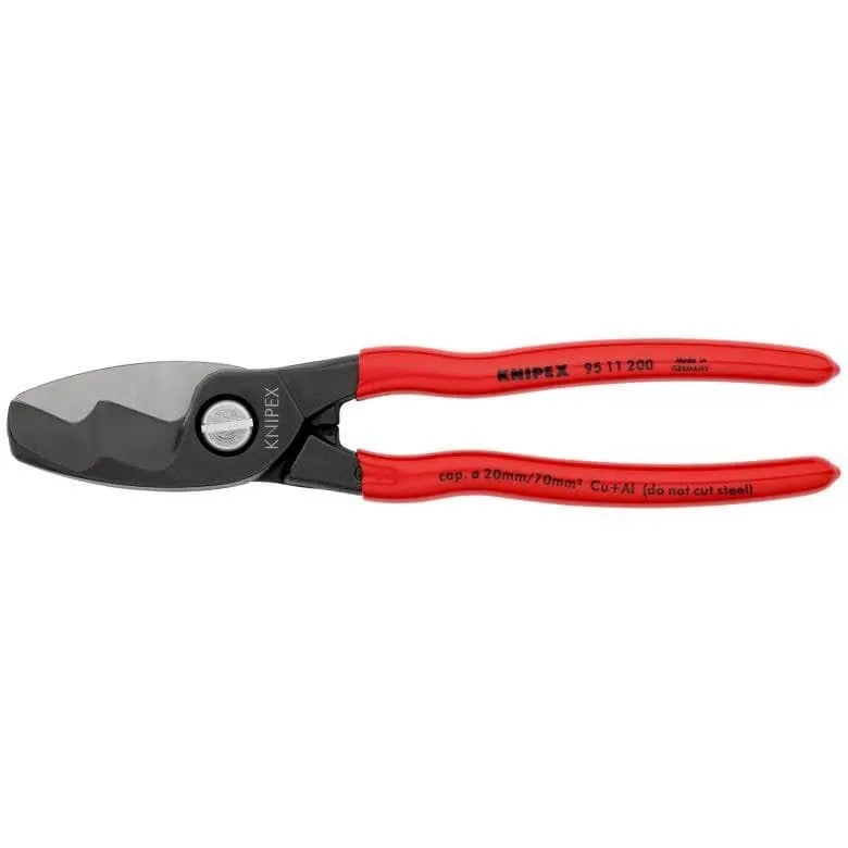 KNIPEX 95 11 200 Cable Shears 200mm Precision For Electrician Manufacturer code 95 11 200