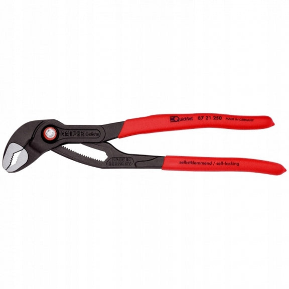 KNIPEX Adjustable pipe pliers cobra quickset 250mm 87 21 250 Brand Knipex