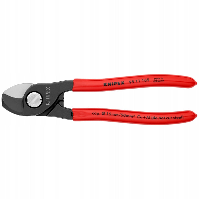 KNIPEX CABLE SHEARS 165MM 95 11 165 Manufacturer code 95 11 165