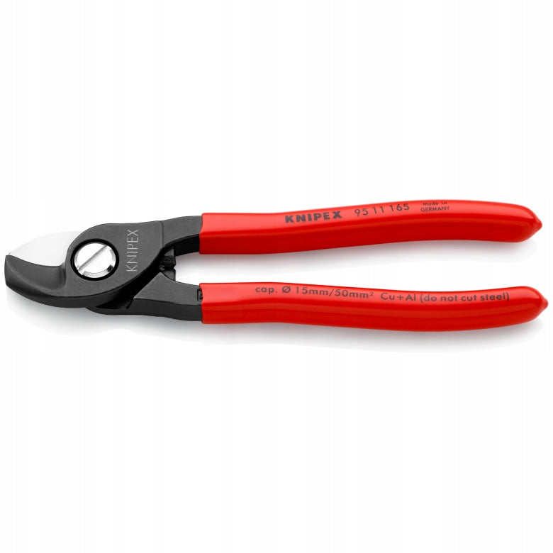 KNIPEX CABLE SHEARS 165MM 95 11 165