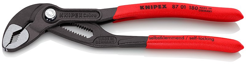 KNIPEX Cobra 3 pcs Pipe pliers 00 20 09 V02 Additional information hardened jaws