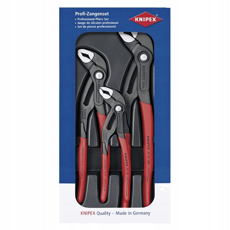 KNIPEX Cobra 3 pcs Pipe pliers 00 20 09 V02 Brand Knipex