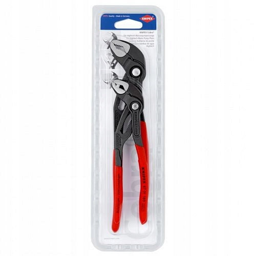 KNIPEX Cobra 87 01 180 + 87 01 250 00 31 20 V01 pipe pliers