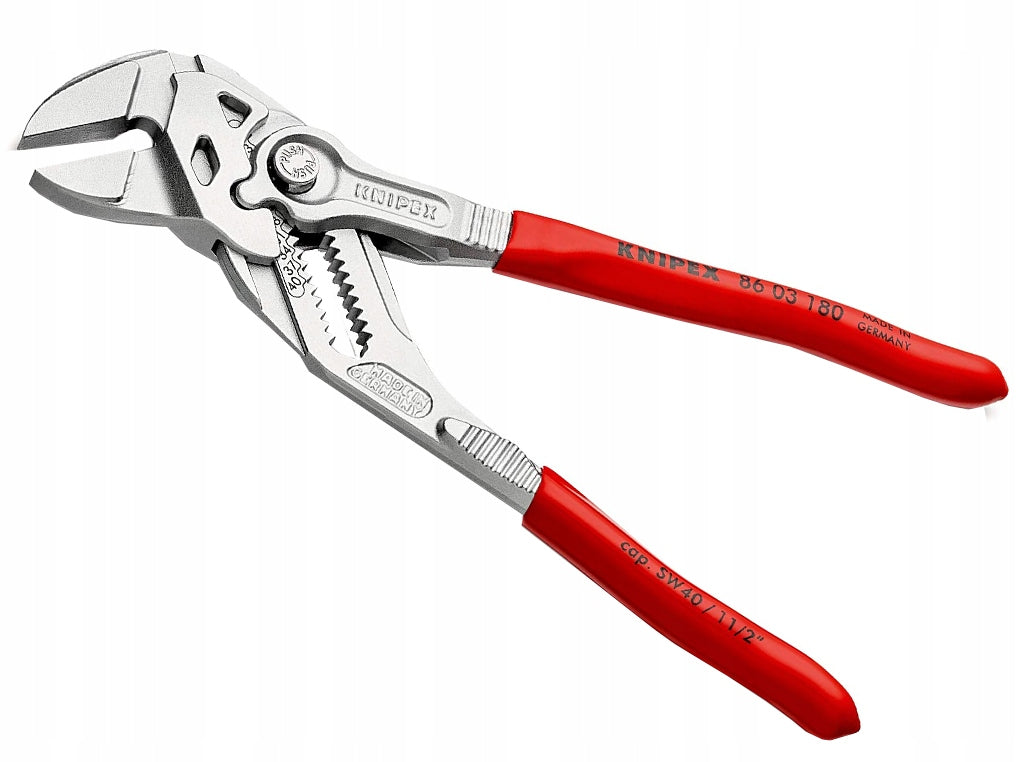 KNIPEX Pliers-key 180 mm nickel plated 13 adjustment positions 86 03 180 Manufacturer code 86 03 180