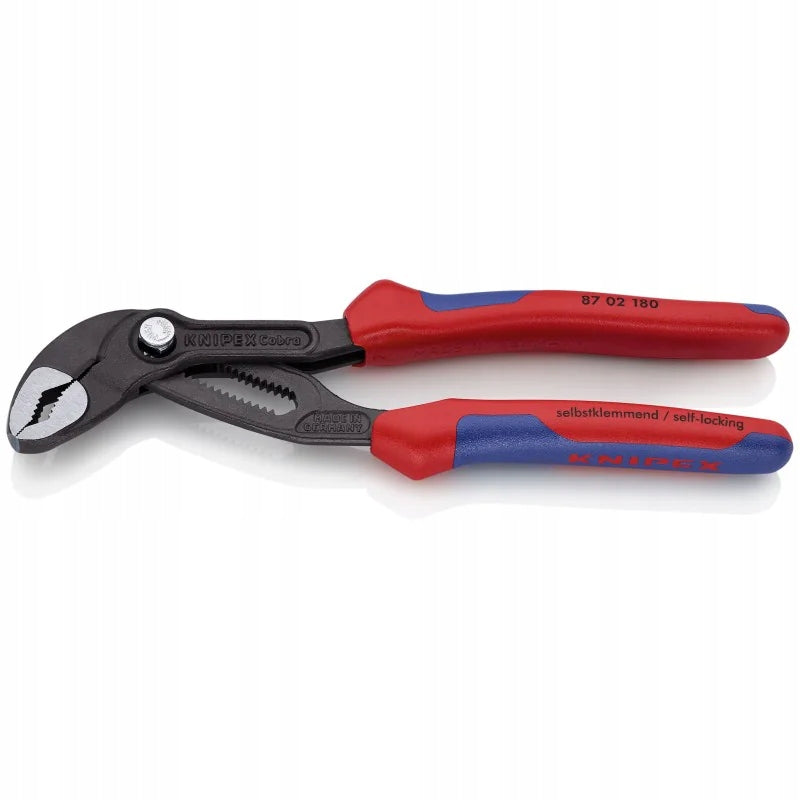 KNIPEX Pliers wrench frog for pipes Cobra 180 mm 87 02 180