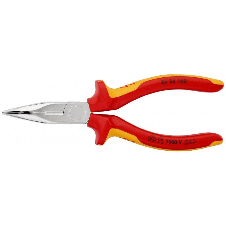 KNIPEX Semicircular bent cutting pliers 160 mm VDE 1000 V 25 26 160 Manufacturer code 25 26 160