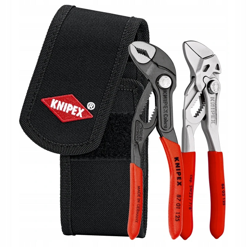 KNIPEX Set of mini pliers with belt case 00 20 72 V04 Manufacturer code 00 20 72 V04