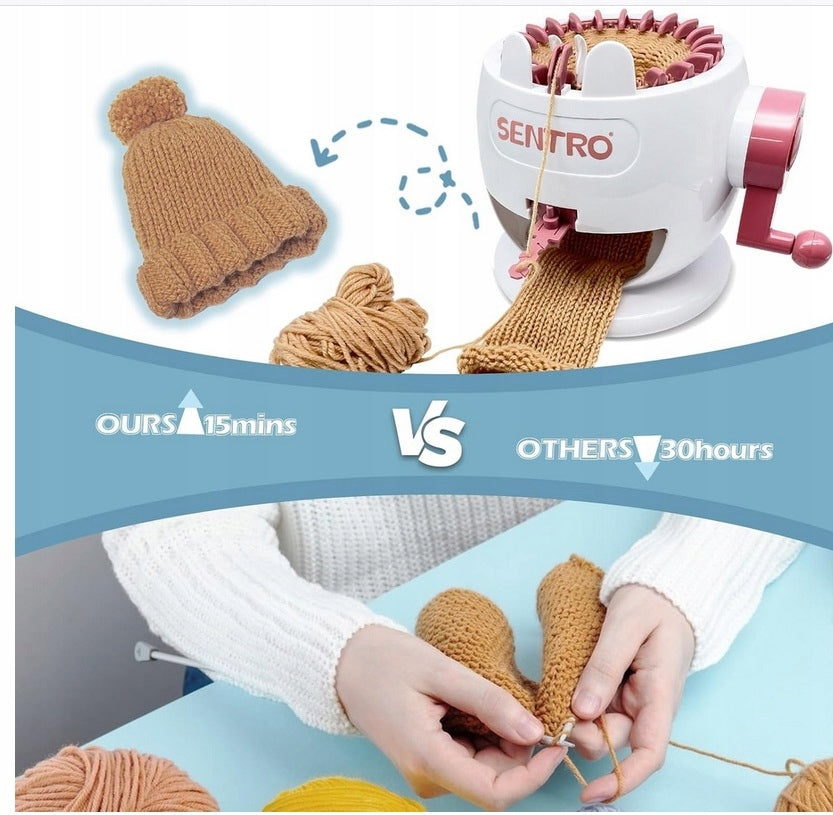 KNITTING MACHINE FOR KNITTING SPINDLE 22 NEEDLES SET GRINDER Material synthetic material