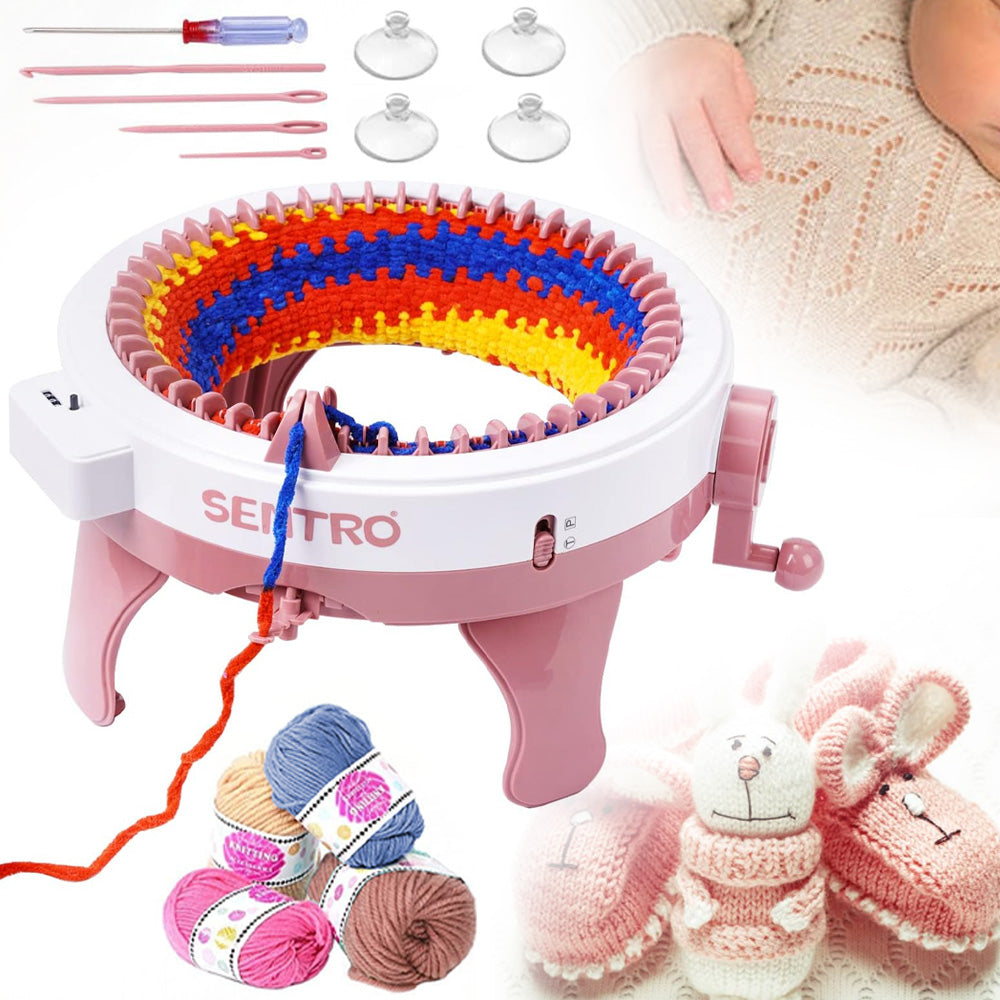 KNITTING MACHINE FOR KNITTING SPINDLE 48 NEEDLES SET DIY