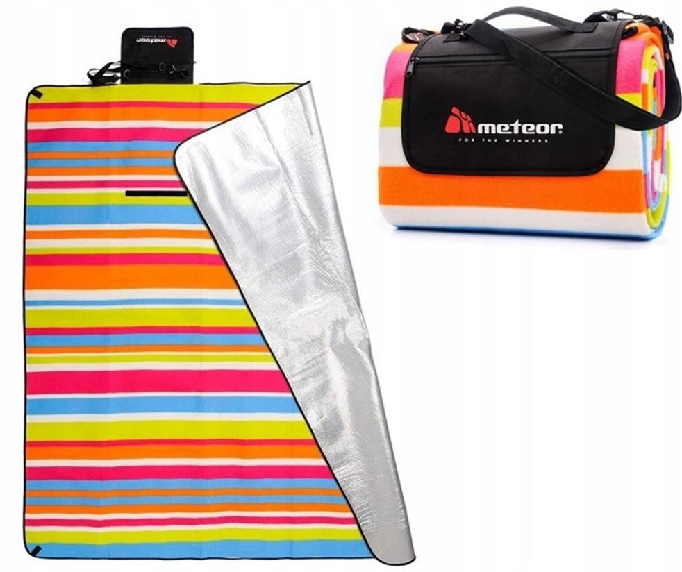 Picknickdecke Meteor Red Checker, 200x180 cm, rot 