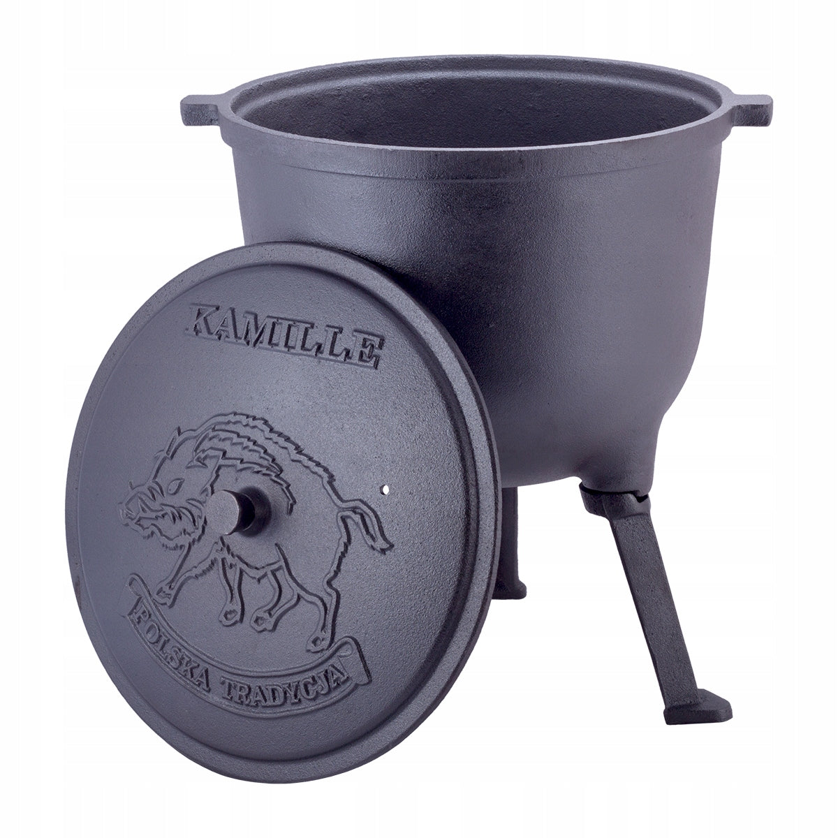 Gusseisenkessel mit Deckel KAMILLE 4801V, 8L 