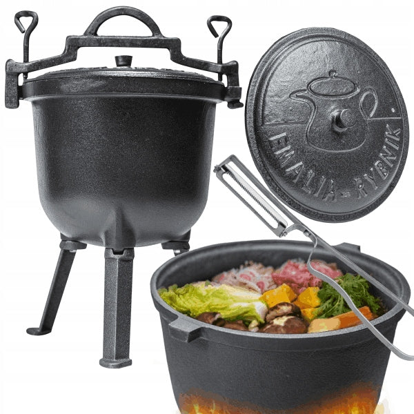Emalia Rybnik ketaus katilas, 10 L