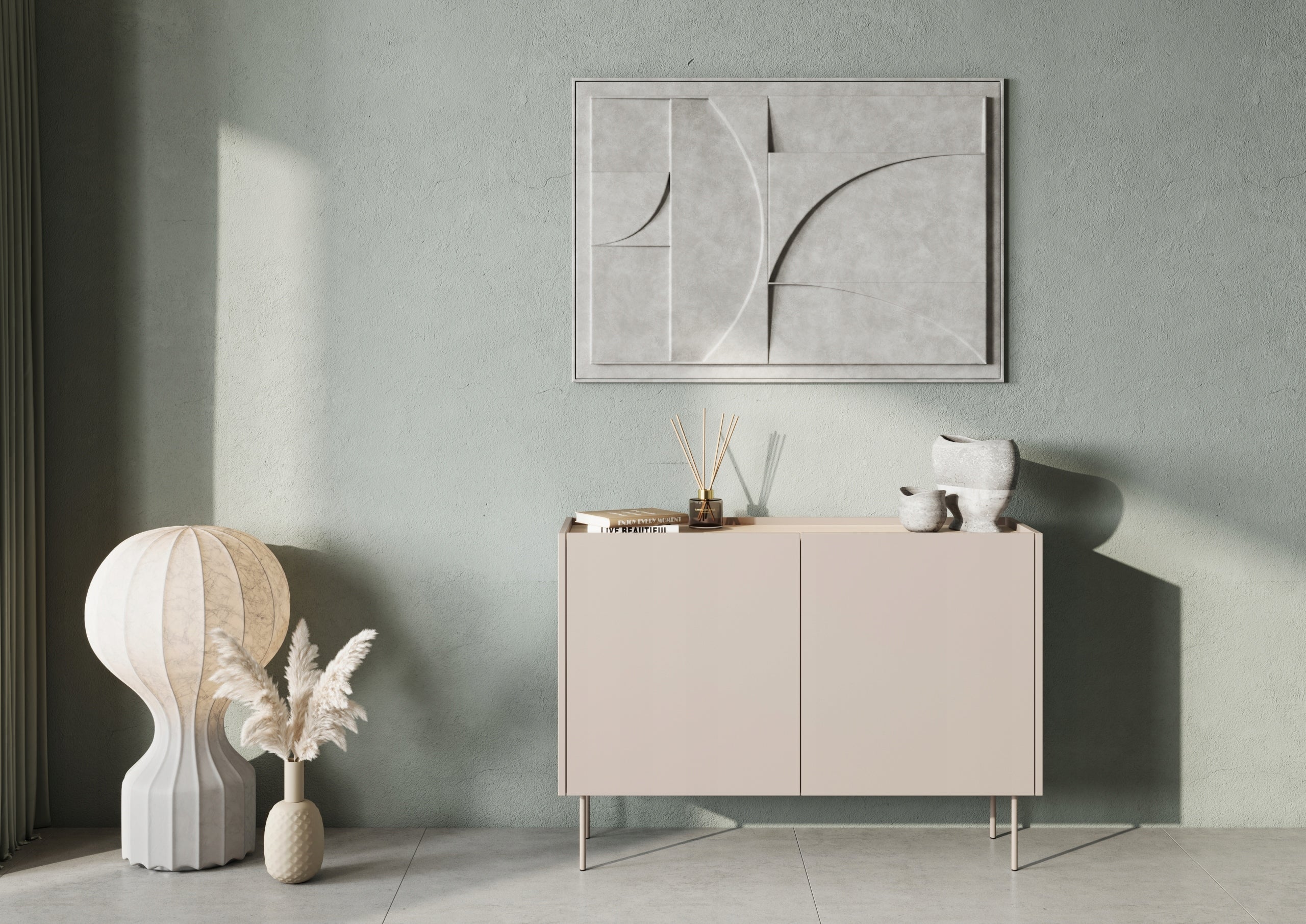 Kommode Bogart Desin 120, beige 