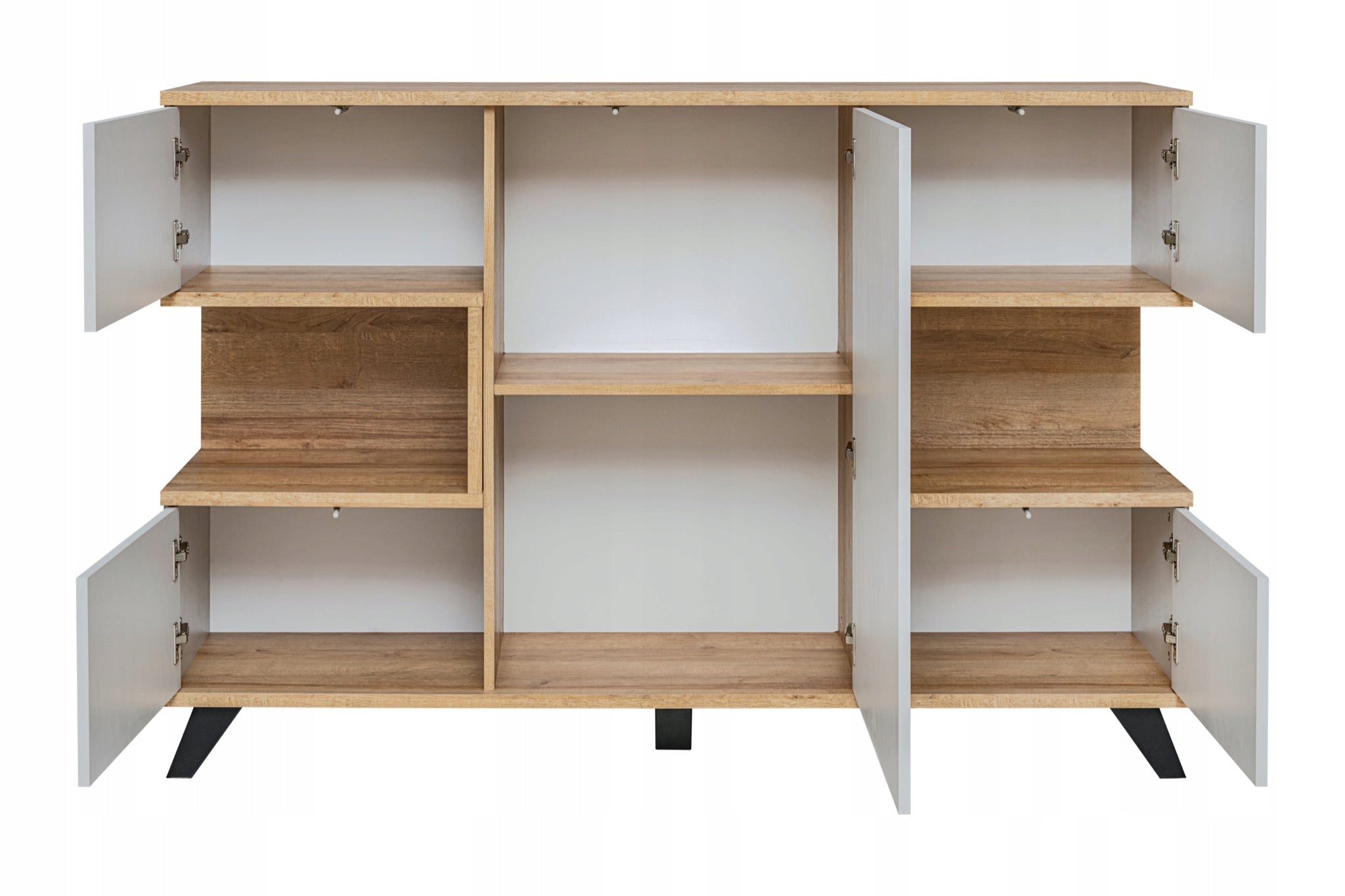 Schrank ASM Bogota WSN SB, braun/grau 