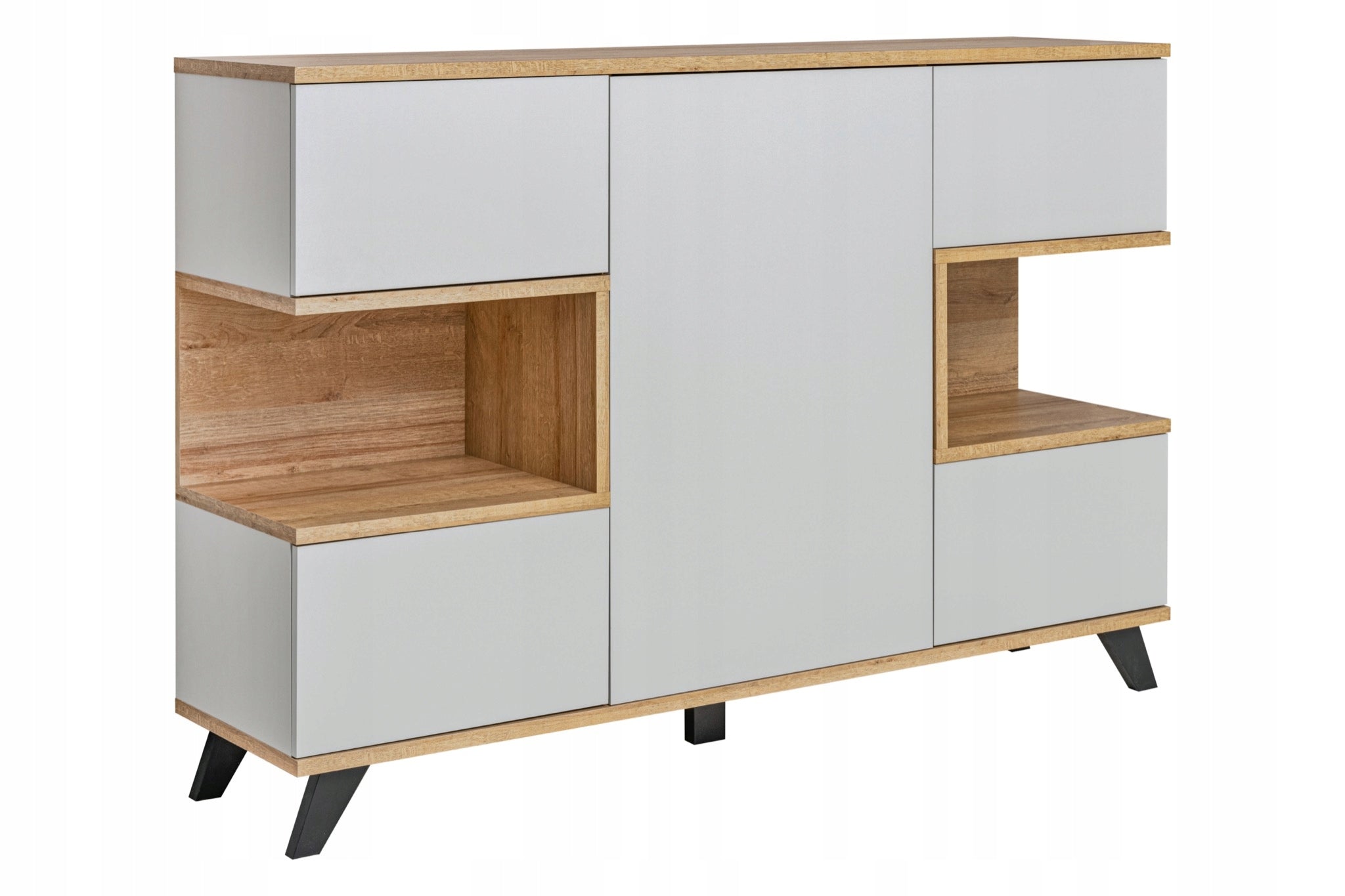 Schrank ASM Bogota WSN SB, braun/grau 