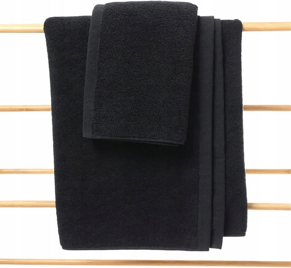 DecoKing Handtuchset Marina, 6-tlg., schwarz 