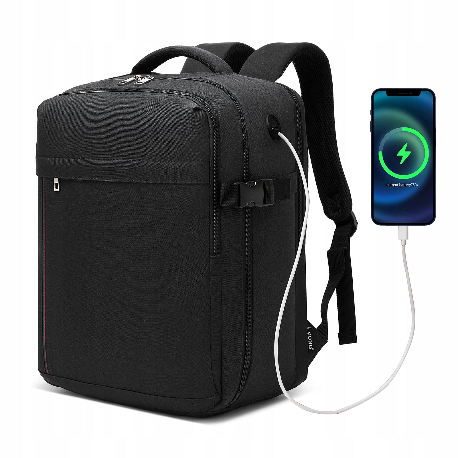 KONO Cabin travel backpack for aircraft RYANAIR 40x30x20 hand luggage Brand Kono