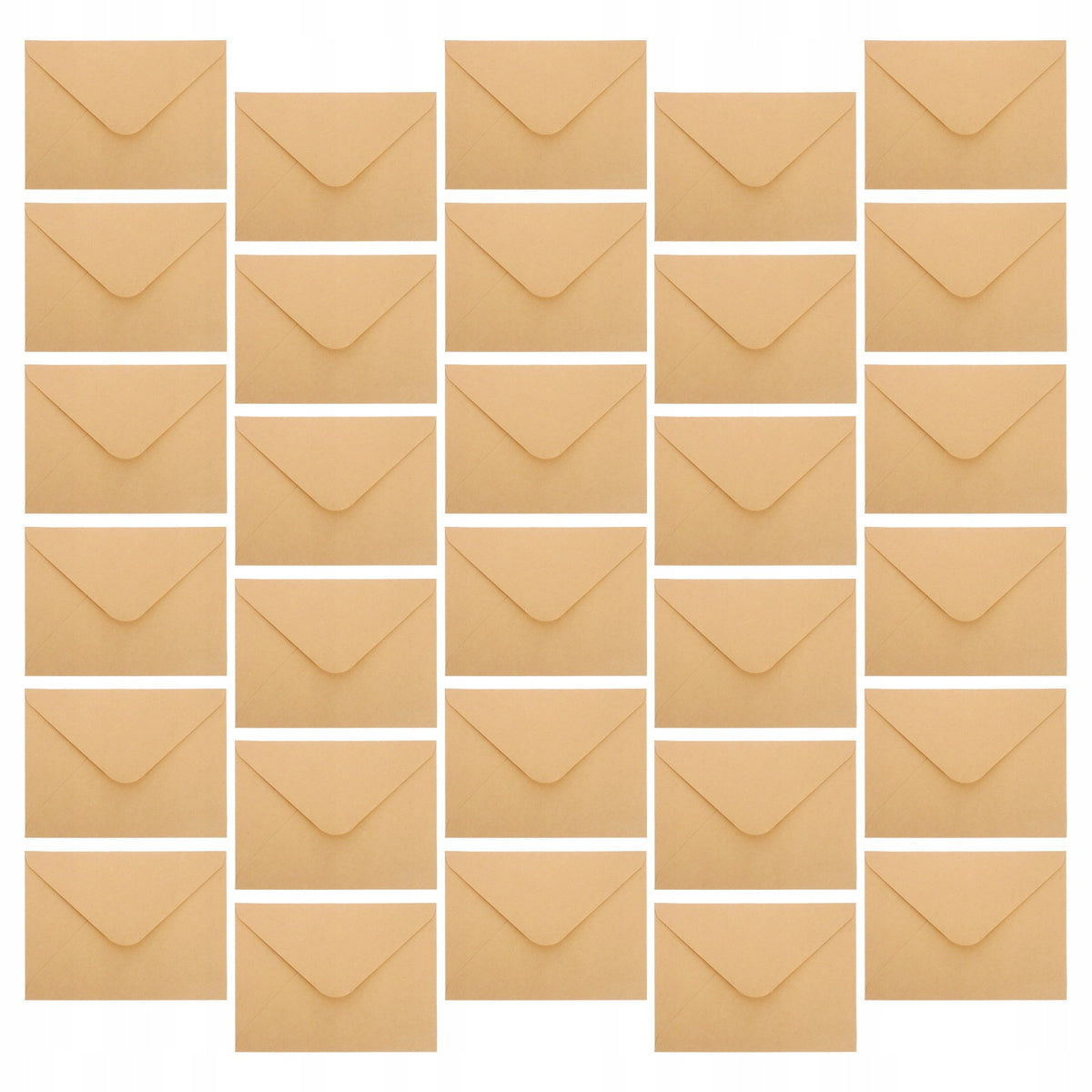 KOPERTY PAPIEROWE KRAFT BRĄZOWE DO ZAPROSZEŃ I LISTÓW 100 SZTUK Number of pieces on offer 1 szt.