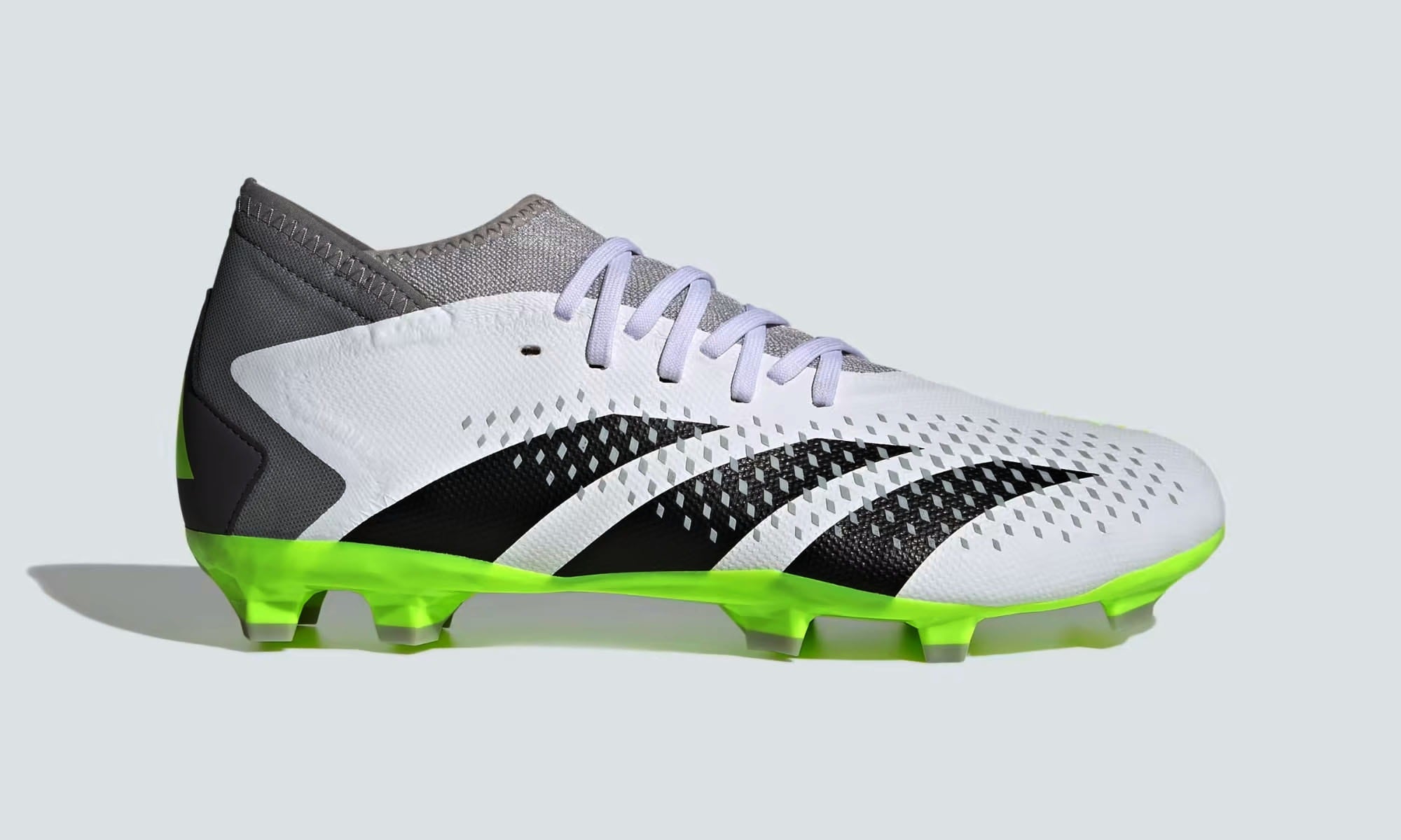 Fußballschuhe Adidas Predator Accuracy.3 FG, Größe 42 2/3, grau/grün 