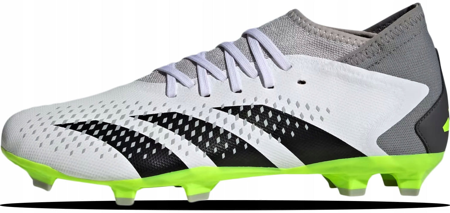 Fußballschuhe Adidas Predator Accuracy.3 FG, Größe 42 2/3, grau/grün 