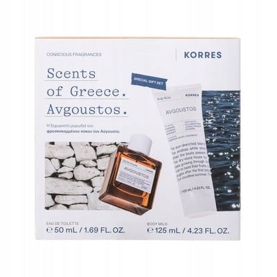 KORRES AVGOUSTOS EDT FIG LEMON BERGAMOT LAVENDER 50ml + EAU DE PARFUM