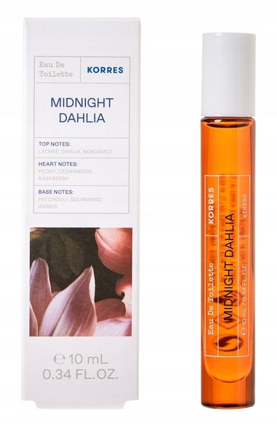 KORRES Midnight Dahlia eau de toilette roll-on 10 ml floral fragrance