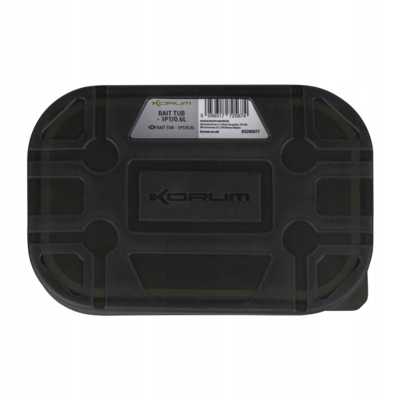 KORUM Bait box with lockable lid BAIT TUB 0.6l Model Pojemnik
