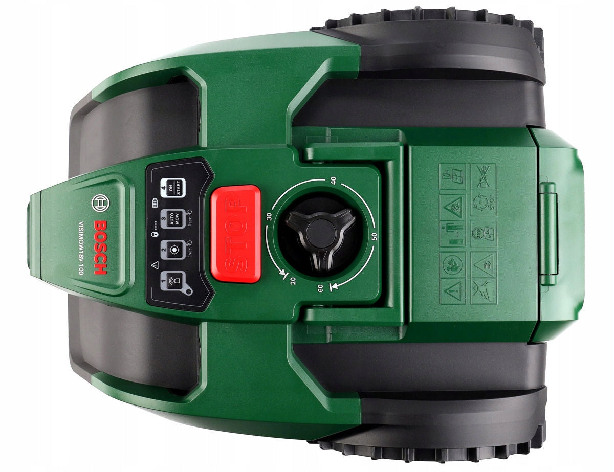 KOSIARKA AUTOMATYCZNA ROBOT KOSZĄCY VISIMOW 18V-100 BOSCH KORPUS BODY Wydajność koszenia 100 m²