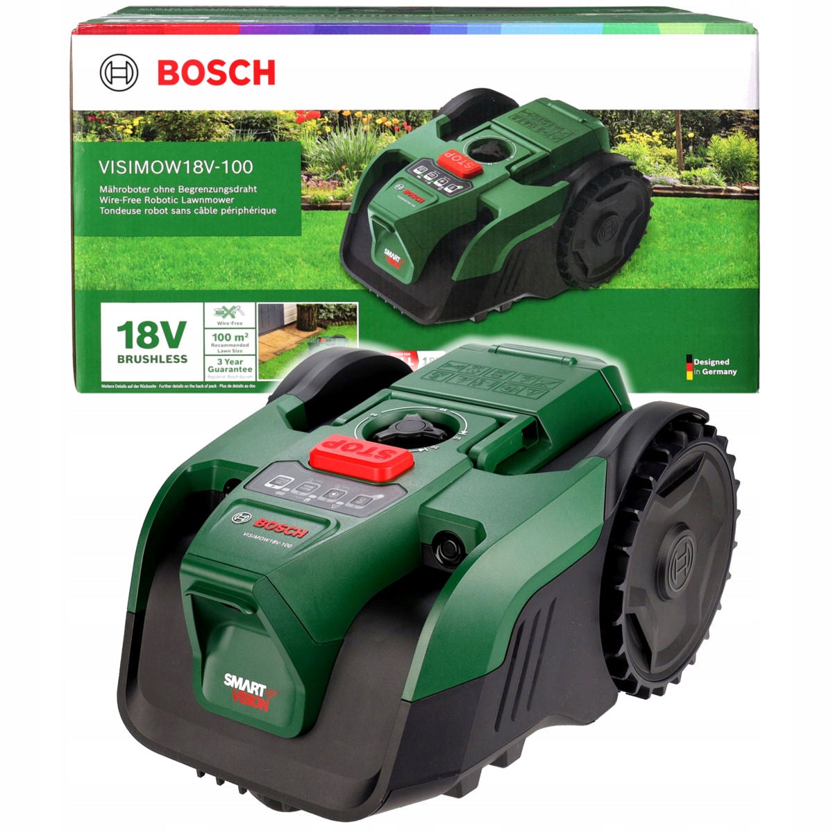 KOSIARKA AUTOMATYCZNA ROBOT KOSZĄCY VISIMOW 18V-100 BOSCH KORPUS BODY