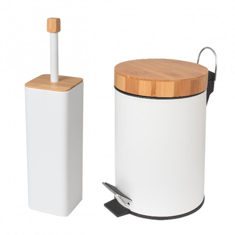 Mülleimer und Toilettenbürste Yoka Home 