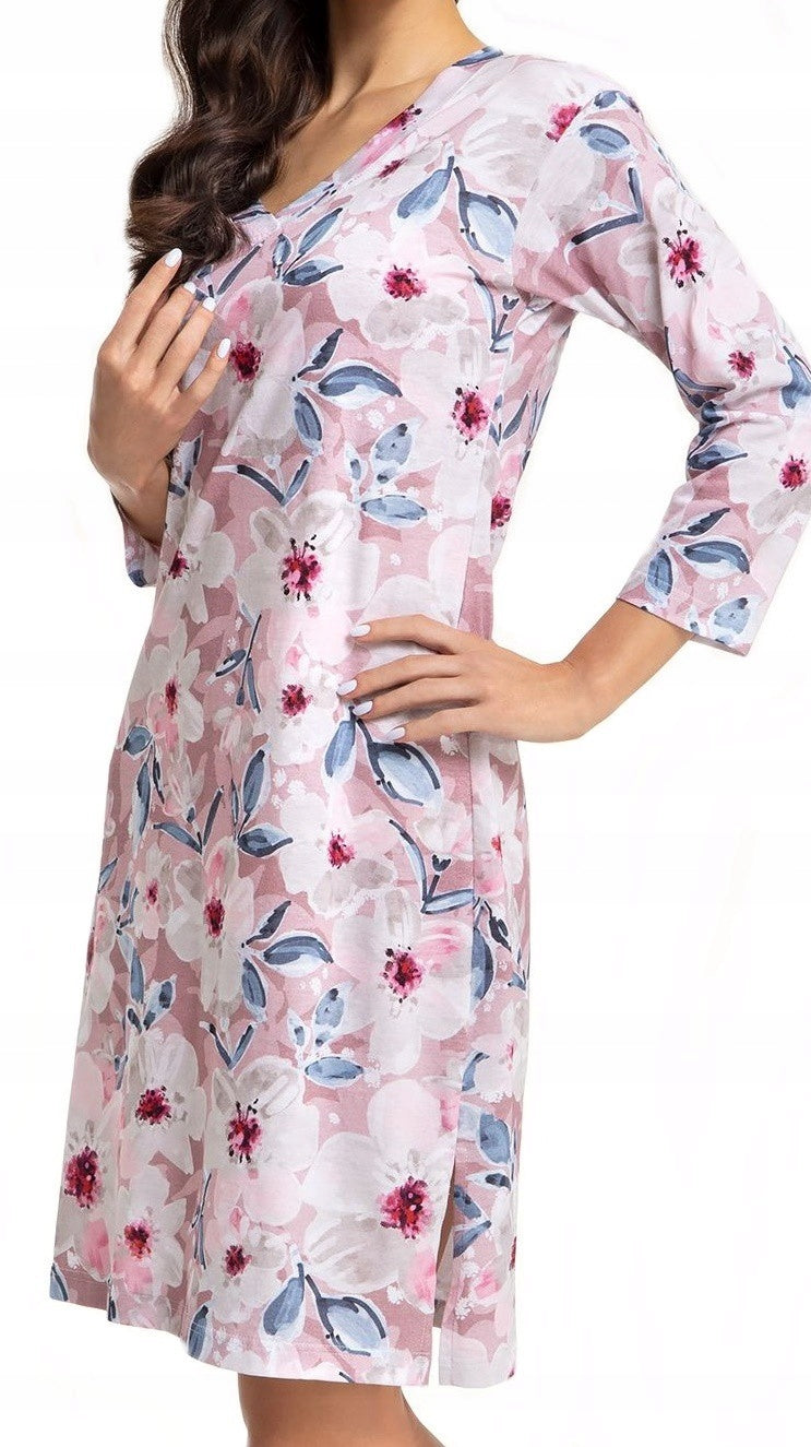 Nachthemden für Damen Luna 072 M2XL BFNM75716, rosa 