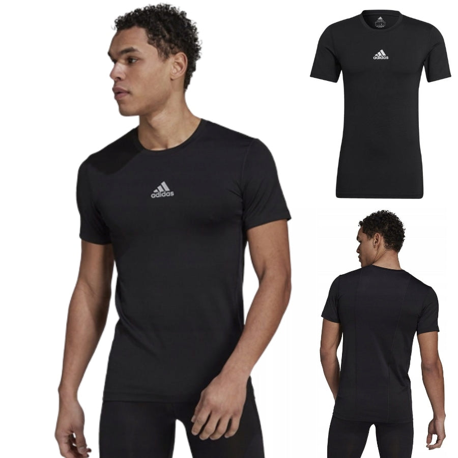Herren-T-Shirt Adidas, schwarz 