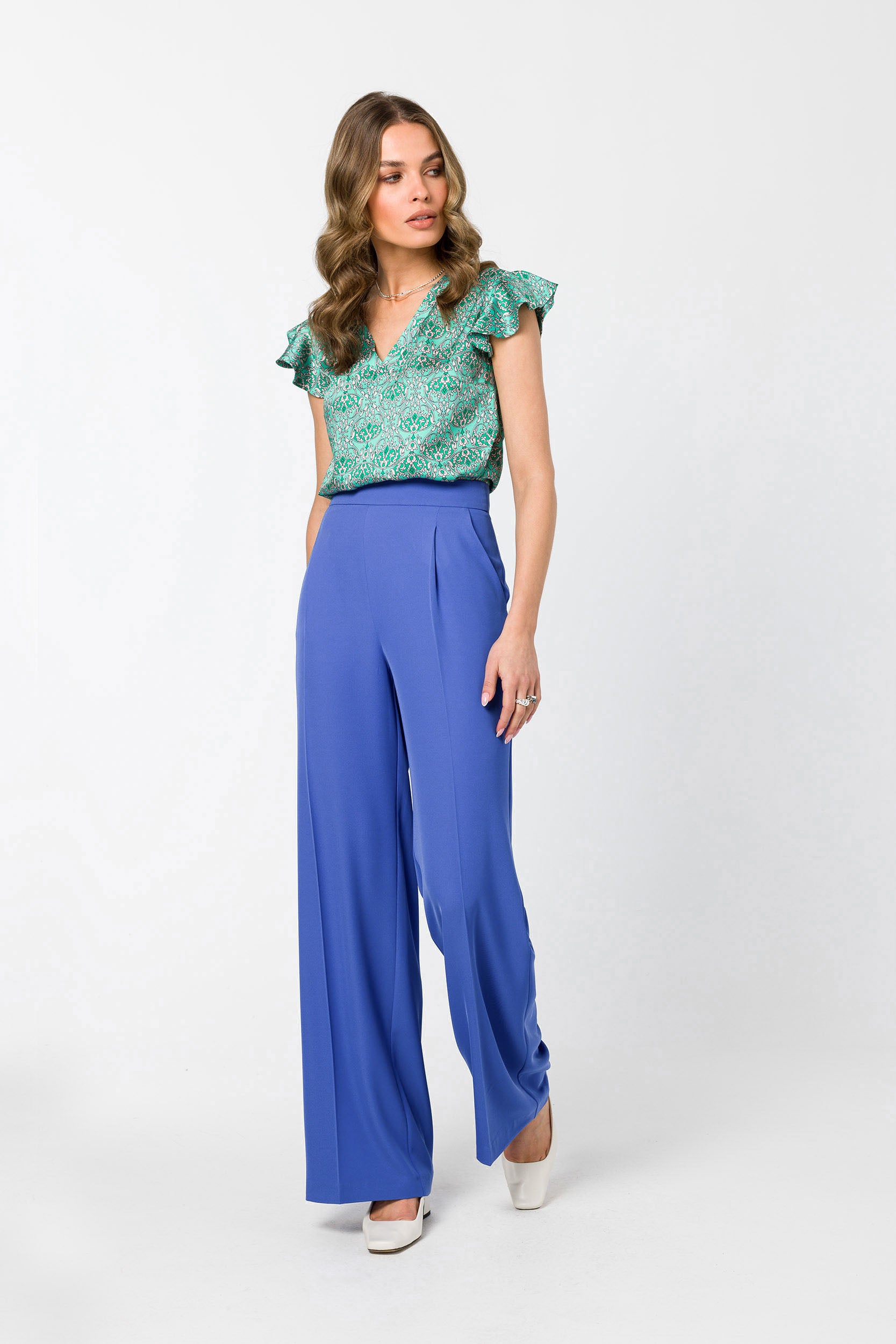 Bluse für Damen, blau 