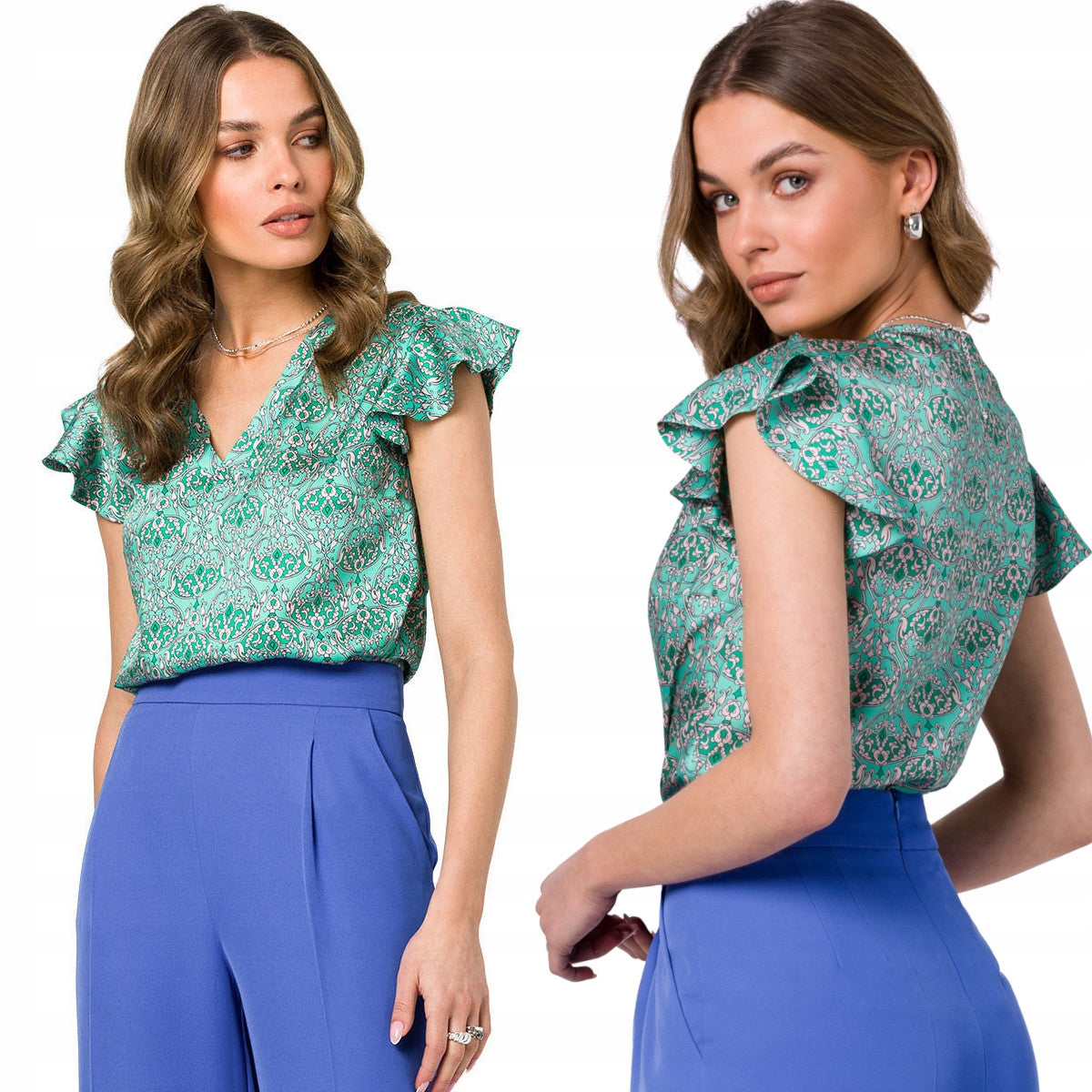 Bluse für Damen, blau 