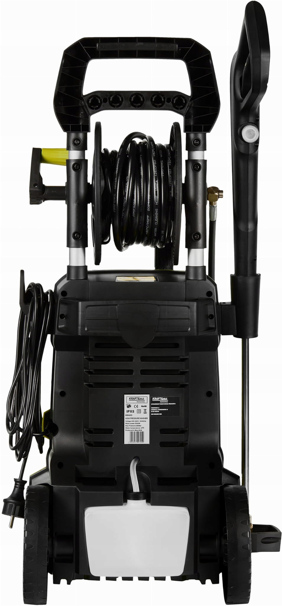 KRAFT&DELE KD423 HIGH PRESSURE WASHER WITH SUCTION PUMP 280BAR 3000W Brand Kraft&Dele