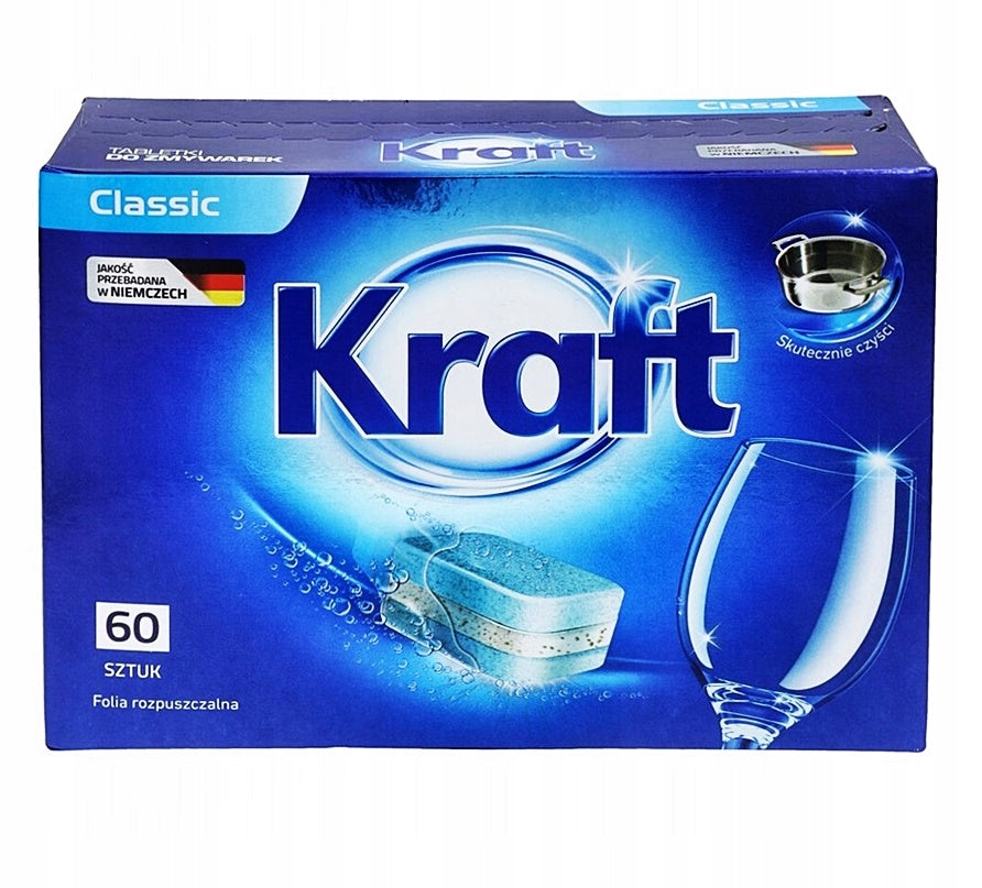 KRAFT DISHWASHER TABLETS CLASSIC 60 pcs