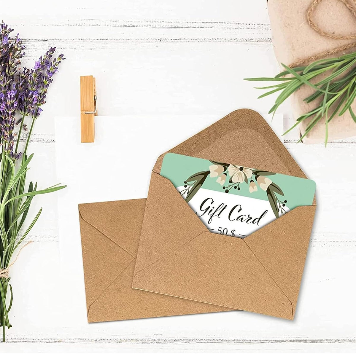 KRAFT ENVELOPES 100 PCS. 13,5X18,5 CM BROWN POINTED FLAP Format A1