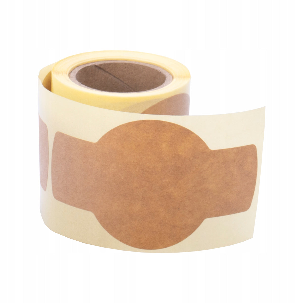 KRAFT LABEL FOR JARS 100x58 100 plain paper