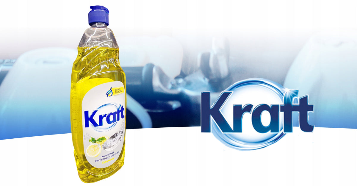 KRAFT LEMON DISHWASHING LIQUID, THICK FOAM Brand Kraft