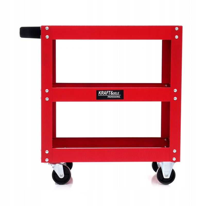 KRAFT WORKSHOP TOOL TROLLEY SERVICE CABINET 3SHELVES ON WHEELS K1065 Brand Kraft&Dele