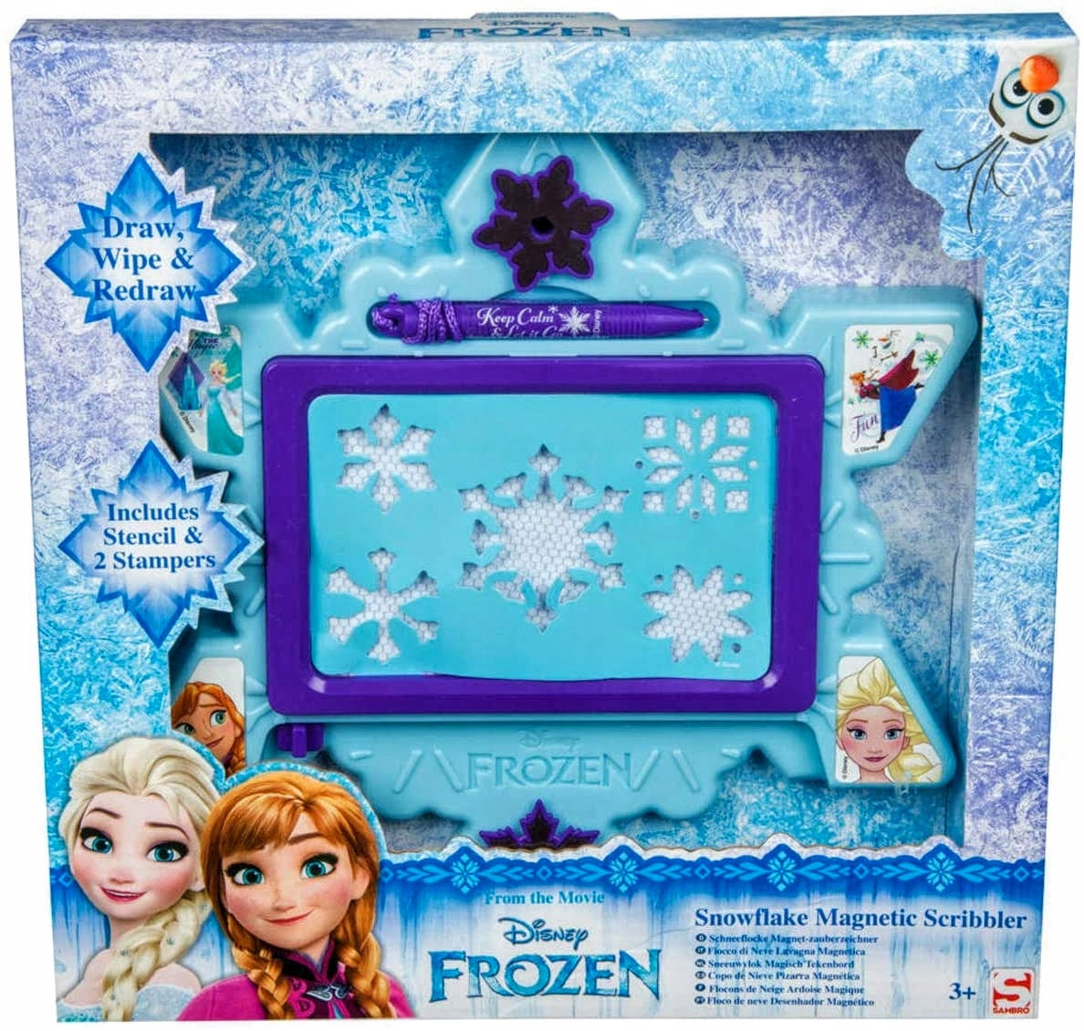 Magnetinė lenta su rašikliu Frozen