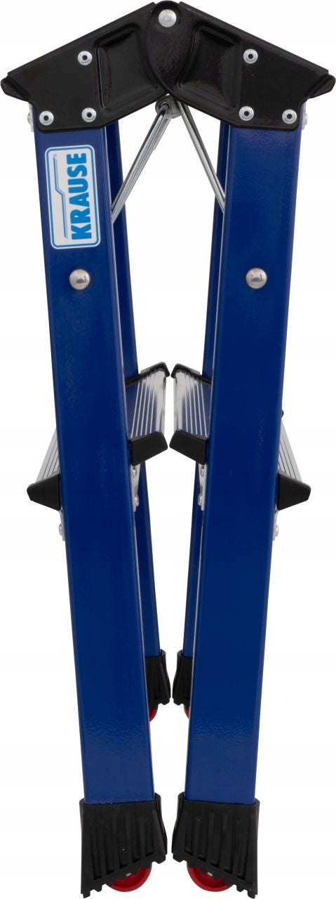 Doppelseitige Leiter Krause Doppel KlappTritt Rolly, 2 Stufen 